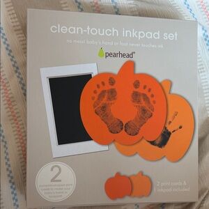 Baby Pearhead Orange Pumpkin Inkpad Kit